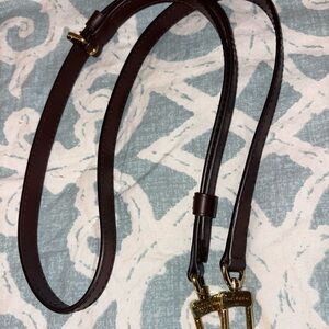 Louis Vuitton Dark Brown Leather Strap